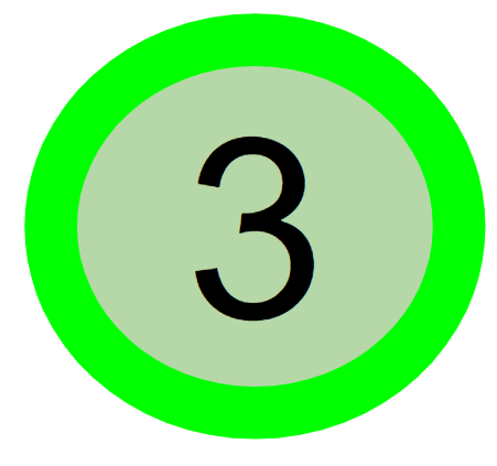 Green Third Grade Button